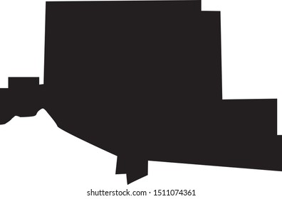 elk County map in Pennsylvania state