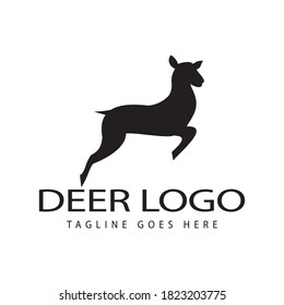 elk deer logo icon vector template.