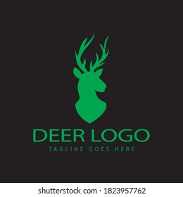 Elk Hirsch Logo Symbol Vektorgrafik Vorlage Hirsch Logo Symbol Vektorgrafik Vorlage.