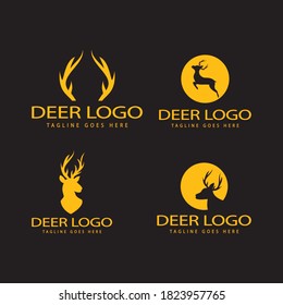 elk deer logo icon vector templateelk deer logo icon vector template.
