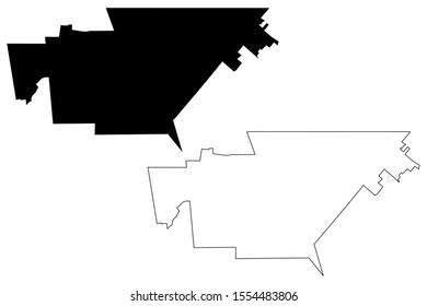 Elk Grove City (United States cities, United States of America, usa city) map vector illustration, scribble sketch City of Elk Grove map