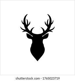 Elk Head Icon Template Logo Design Stock Vector (royalty Free 