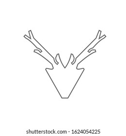 elk logo design vector template