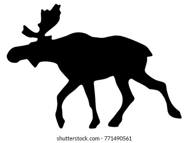Elk or Moose Vector