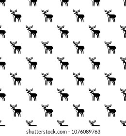 Elk pattern vector seamless repeating for any web design