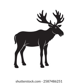 Elk Silhouette- Sweden’s iconic national symbol