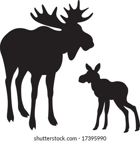 elk, vector