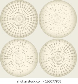 ellipse background with stripe pattern 