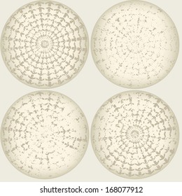 ellipse background with stripe pattern 