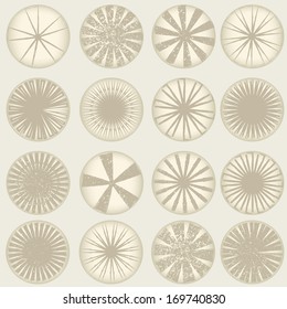ellipse background with stripe pattern 