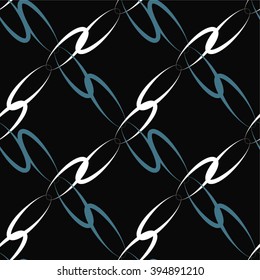 Ellipse in a diagonal pattern, mesh, seamless vector background.
