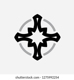 ellipse emblem vector logo