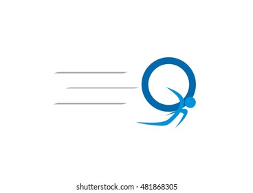 ellipse and people vector icon logo