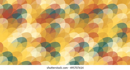 Ellipse vector pattern. Colorful background.