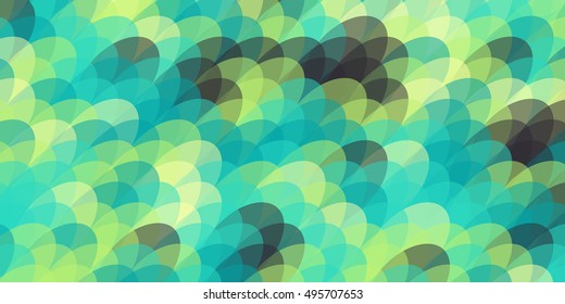 Ellipse vector pattern. Colorful background.