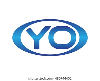 Ellipse Y Initial Logo Letter Design Template