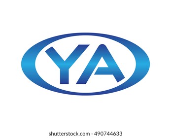 Ellipse Y Initial Logo Letter Design Template