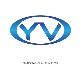 Ellipse Y Initial Logo Letter Design Template