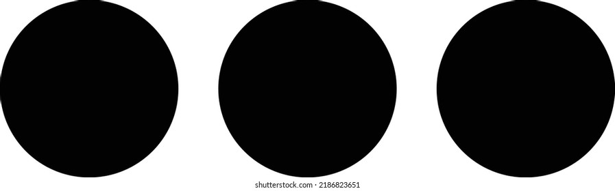 Ellipses icon vector. Triple dots sign. Three dots .