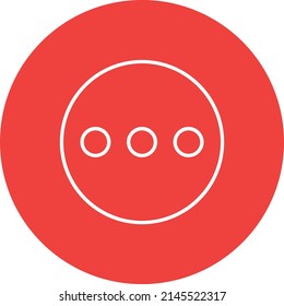 Ellipsis vector icon. Can be used for printing, mobile and web applications.