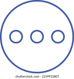 Ellipsis vector icon. Can be used for printing, mobile and web applications.
