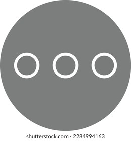 Ellipsis vector icon. Can be used for printing, mobile and web applications.