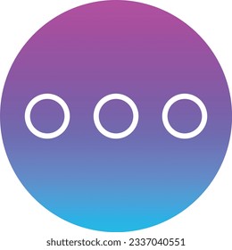 Ellipsis vector icon. Can be used for printing, mobile and web applications.
