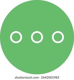 Ellipsis vector icon. Can be used for printing, mobile and web applications.