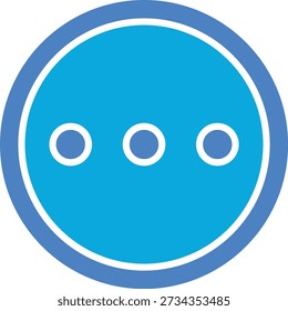 Ellipsis vector icon. Can be used for printing, mobile and web applications.