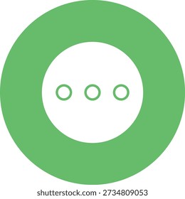 Ellipsis vector icon. Can be used for printing, mobile and web applications.