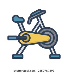 Bicicleta elíptica, Ícone de vetor que pode facilmente modificar ou editar

