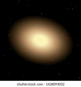 hubble elliptical galaxy