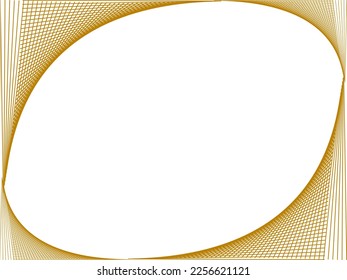 Elliptical Lines That Can Be Used for Image Border