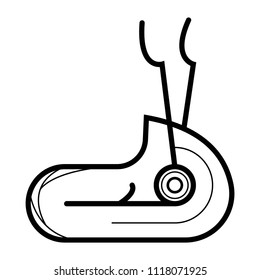 elliptical machine gym icon