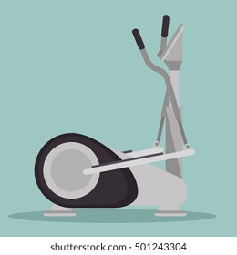 elliptical machine gym icon