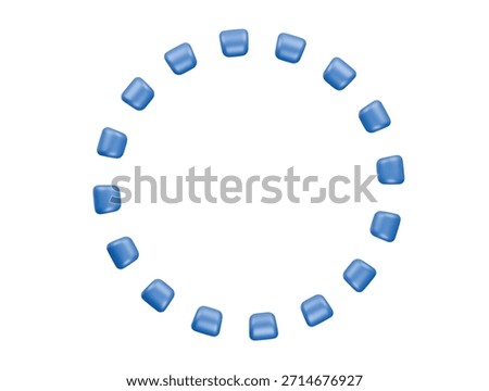 elliptical marquee tool icon 3d illustration render