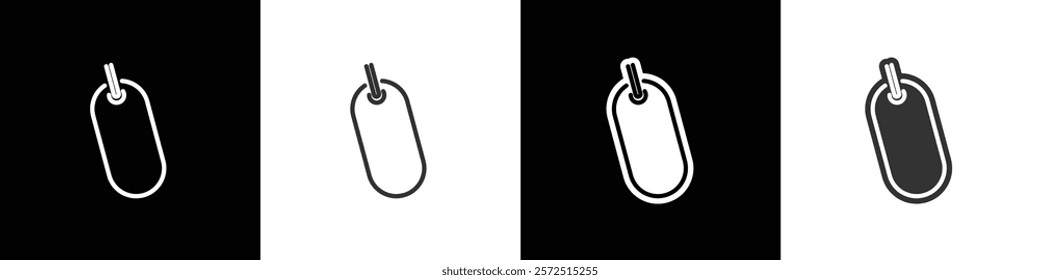 Elliptical price tag. Price Label Discount tag. Shape of price tag icon set. Flat and line price tag icon vetor illustration in black white and transparent background. Eps10