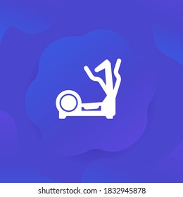 elliptical trainer icon for web