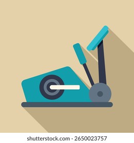 Elliptical trainer machine providing a low impact cardiovascular workout