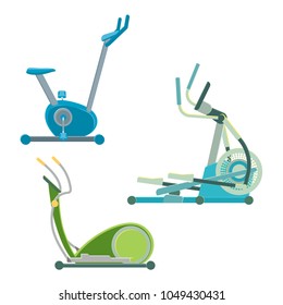 Elliptical training apparatuses to keep physical shape set
