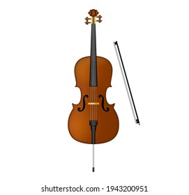  ello violoncello . cello stock vector illustration isolated on white background