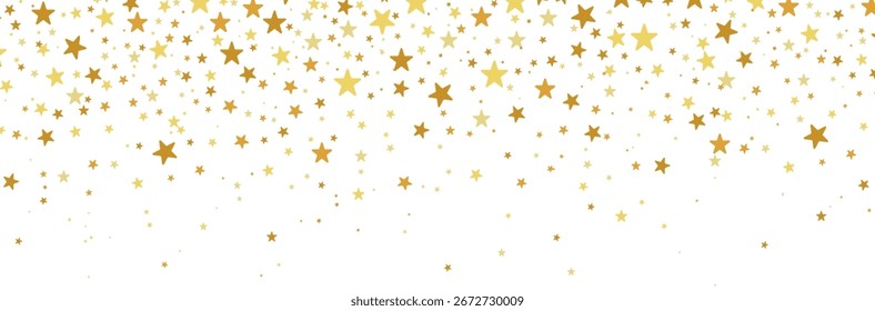 Fondo de estrella amarillo y dorado - Fondo de cielo estrellado - Diseños festivos para bodas, cumpleaños o Navidades. Diferentes tamaños de estrellas - Fondo de cielo estrellado - Cielo estrellado.