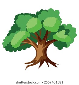 elm tree greenery isolated icon