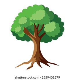 elm tree isolated isolated icon