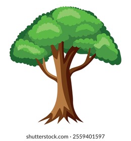 elm tree natural isolated icon