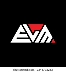 Diseño del logotipo de la letra del triángulo ELM con forma de triángulo. Monograma de diseño del logotipo del triángulo ELM. Plantilla de logotipo vectorial de triángulo ELM con color rojo. Logotipo triangular ELM Diseño sencillo, elegante y lujoso.
