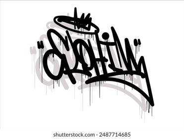 ELOHIM graffiti tag style design