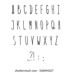elongated thin font