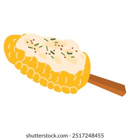 Elote gegrillte Mais mexikanische Lebensmittel