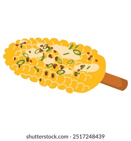 elote mexikanischen Lebensmittel Illustration Design